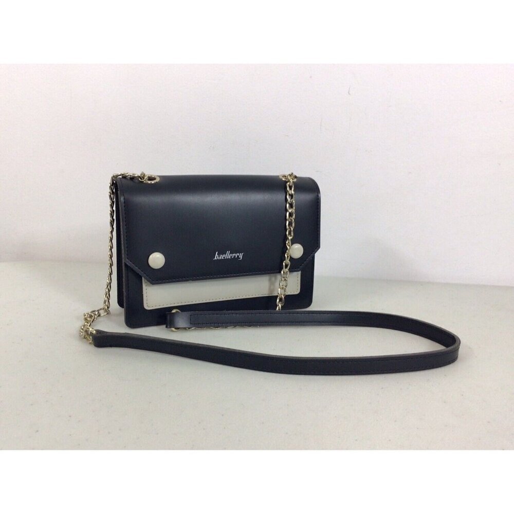 Baellerry Leather Crossbody Bag